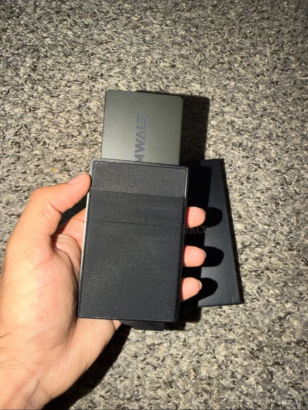 Black RFID Wallet Card Holder